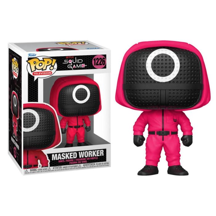 Funko Soldado Rojo Máscara Círculo - El Juego del Calamar - Figura de Vinilo Coleccionable 9cm