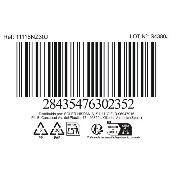 La Mediterranea Ensaladera Opal Everett 22.5 cm 2