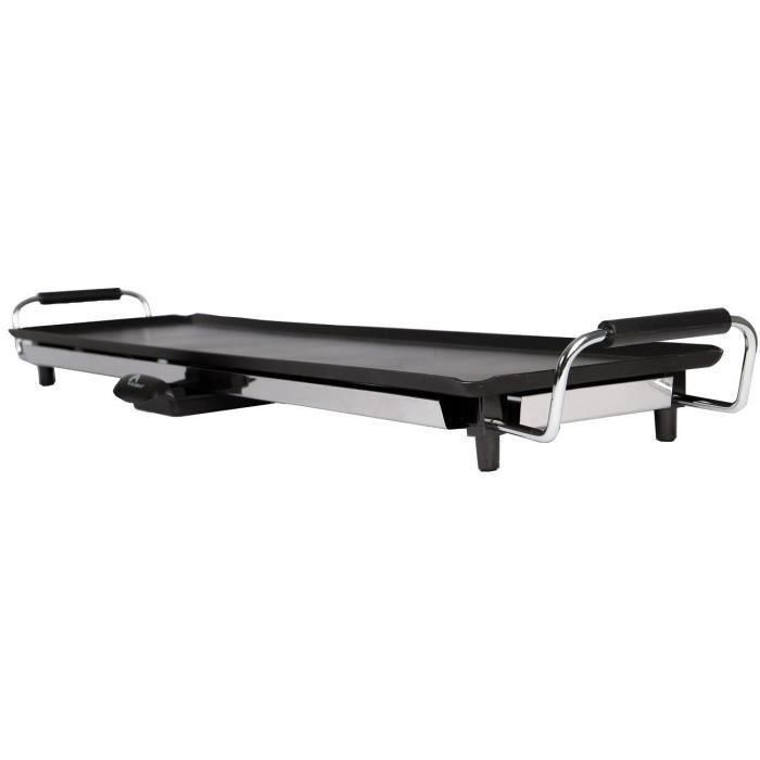LITTLE BALANCE 8239 Happy Plancha 90, Plancha eléctrica 8-10 personas, Plato XXL antiadherente, Toda la comida, 2000W, Negro / Acero inoxidable 3 LITTLE BALANCE 8239 Happy Plancha 90, Plancha eléctrica 8-10 personas, Plato XXL antiadherente, Toda la comida, 2000W, Negro / Acero inoxidable 3