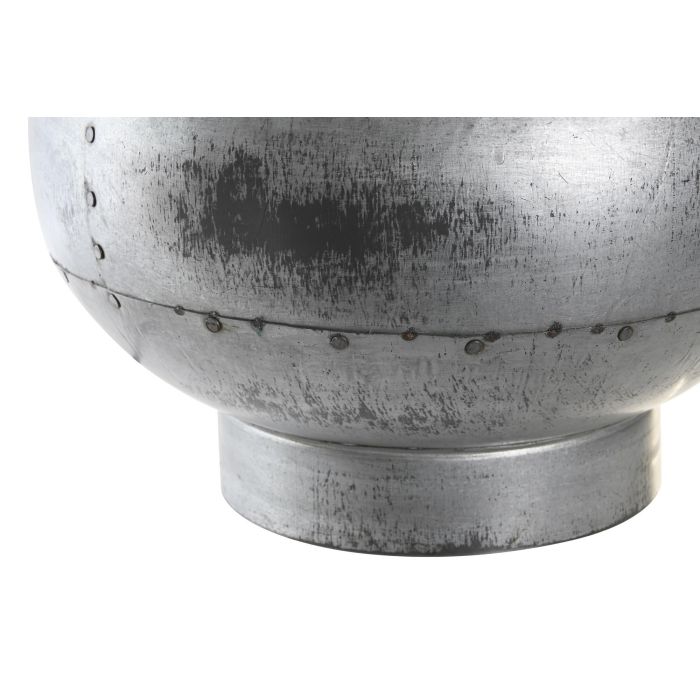 DKD Home Decor Base Lampara Loft Plateado 36 x 43 x 36 cm 4