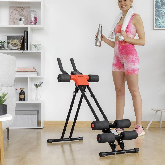 Máquina de Abdominales Plegable con Guía de Ejercicios Plawer InnovaGoods 12 Máquina de Abdominales Plegable con Guía de Ejercicios Plawer InnovaGoods 12