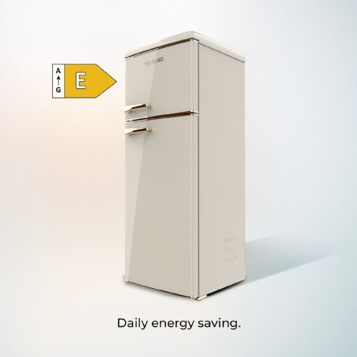 Cecotec frigorífico combinado beige 215 L Bolero CoolMarket 2D Origin 215 E 5