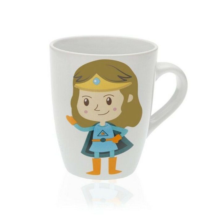 Taza de Cerámica Versa Super Mamá Gres (8,5 x 10 x 8,5 cm) 1 Taza de Cerámica Versa Super Mamá Gres (8,5 x 10 x 8,5 cm) 1