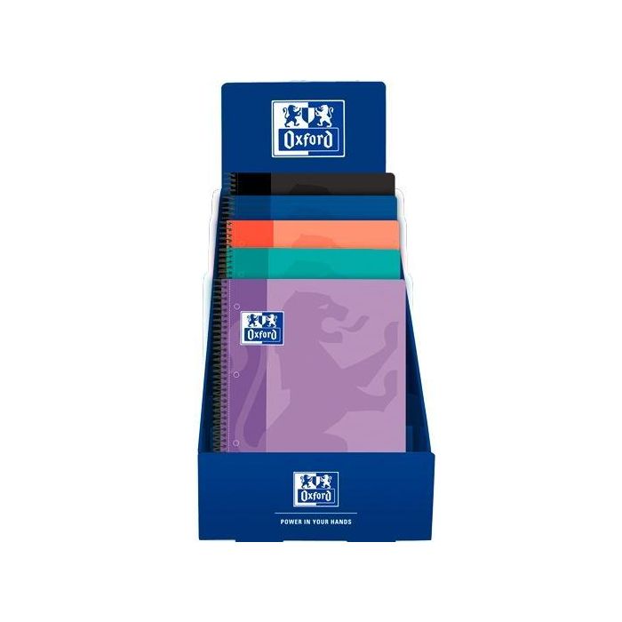 Oxford Europeanbook 1 School Classic A4+ 80H Cuaderno 5x5 Tapa Plástico Colores Surtidos