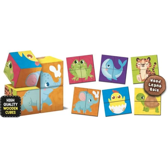 Lisciani Giochi LIS1695894063180 Juego de Asociación de Madera y Cartón para Niños, Fomenta Destreza y Observación 2