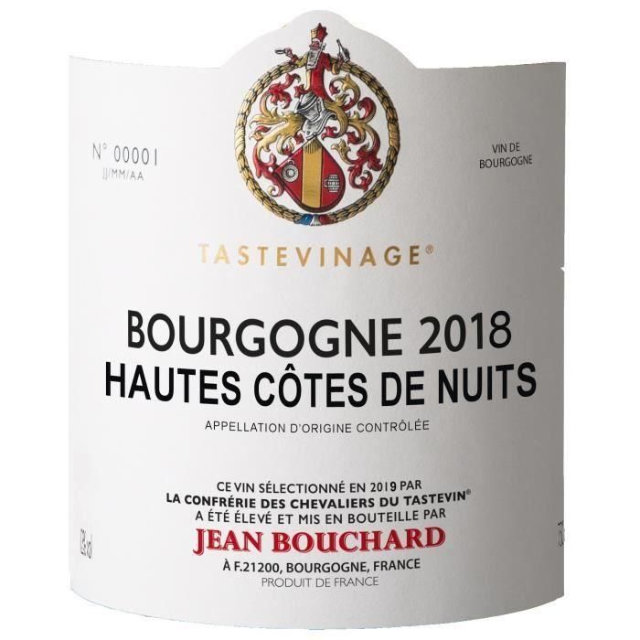 Jean Bouchard Tastevine 2018 Bourgogne Hautes-Côtes de Nuits - Vino blanco de Borgoña 1