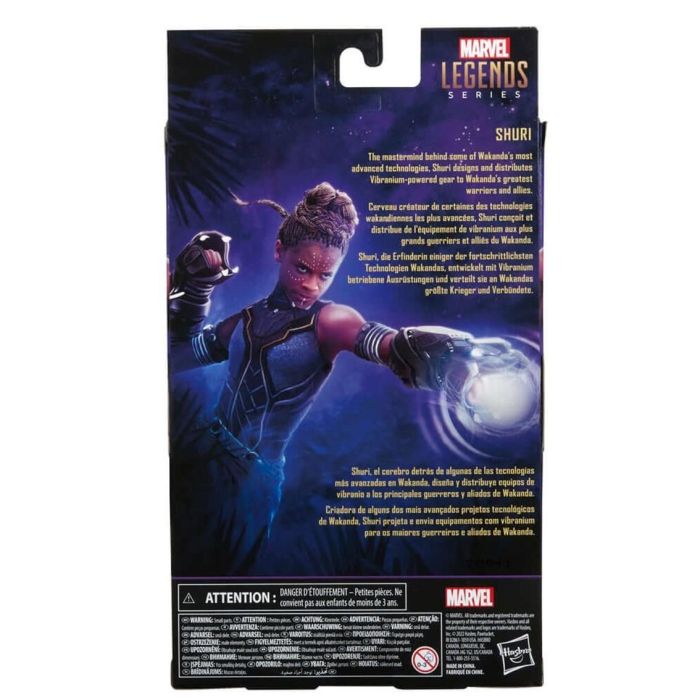 Hasbro Figura Marvel Legends Series Shuri, Figura de Acción de 15 cm con Accesorios, Coleccionable de Marvel 6