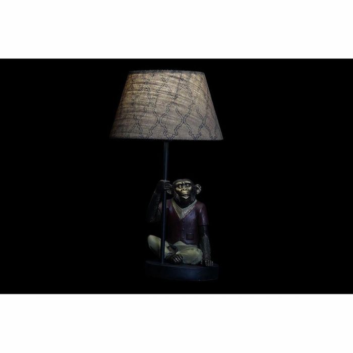 Lampara Sobremesa Colonial DKD Home Decor Multicolor Marron 25 x 44.5 x 27 cm 3 Lampara Sobremesa Colonial DKD Home Decor Multicolor Marron 25 x 44.5 x 27 cm 3