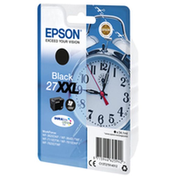 Cartucho de Tinta Original Epson WF-3000 7000 - Nº27XXL Negro (4 Unidades) 1 Cartucho de Tinta Original Epson WF-3000 7000 - Nº27XXL Negro (4 Unidades) 1