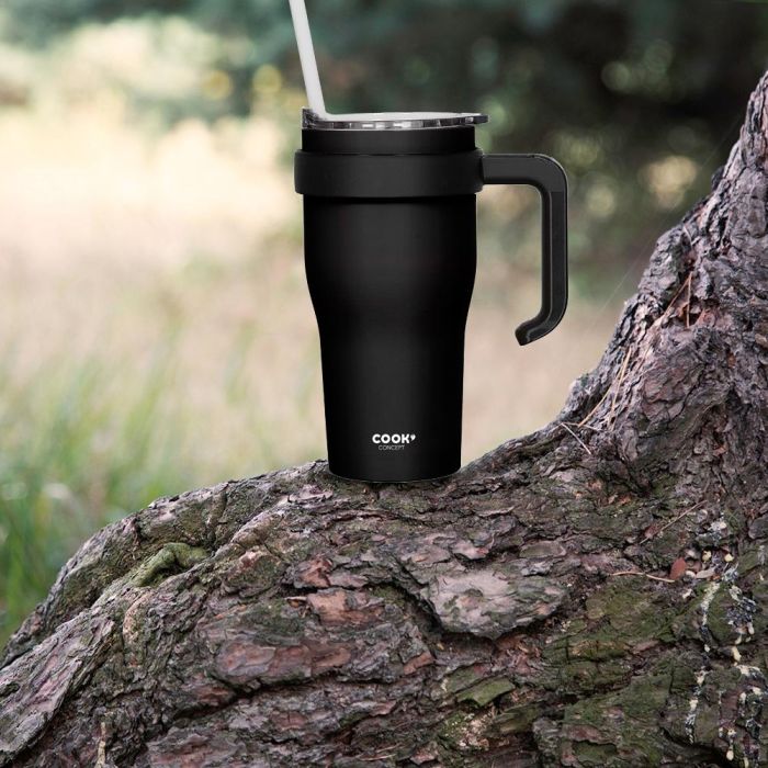 Cook Concept Mug Térmico Miami Mono 600 Ml Acero Inoxidable 1