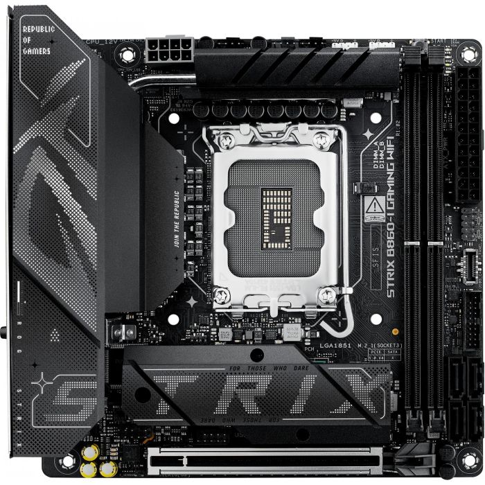 ASUS ROG STRIX B860-I GAMING WiFi Intel B860 LGA 1851 mini ITX DDR5-SDRAM Wi-Fi 7 90MB1JB0-M0EAY0 1