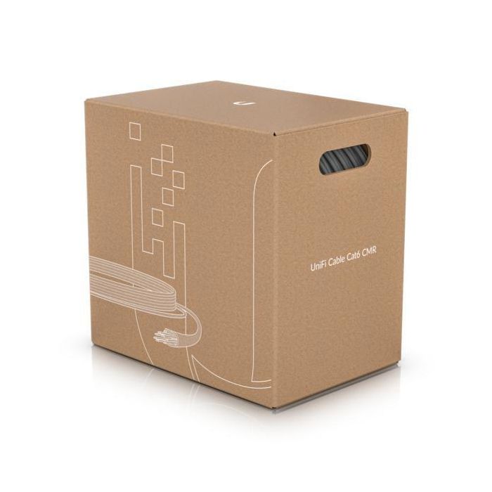 Ubiquiti U-Cable-C6-CMR Cable Ethernet Cat6 UTP Interior 305m CMR Riser Cobre Sólido 23AWG para Redes 1Gbps 600MHz 4 Ubiquiti U-Cable-C6-CMR Cable Ethernet Cat6 UTP Interior 305m CMR Riser Cobre Sólido 23AWG para Redes 1Gbps 600MHz 4