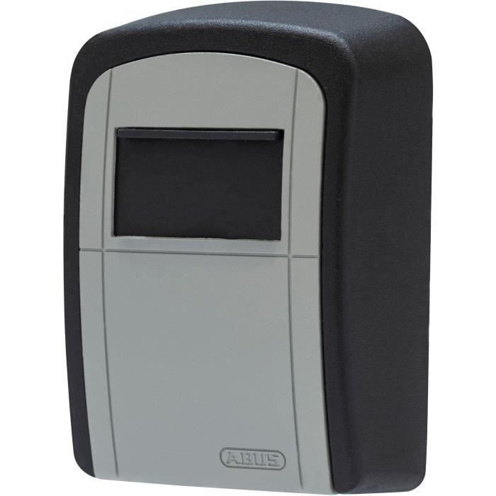 Abus Cofre Guarda Llaves Reprogramable de 4 Dígitos Negro y Plateado - Caja de Almacenaje 87,5 x 39 x 120 mm 1