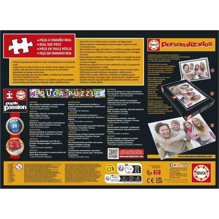 EDUCA EDU1747931996879 Puzzle Lagarto Reina 500 piezas Animales 68 x 48 cm a partir de 10 años 3