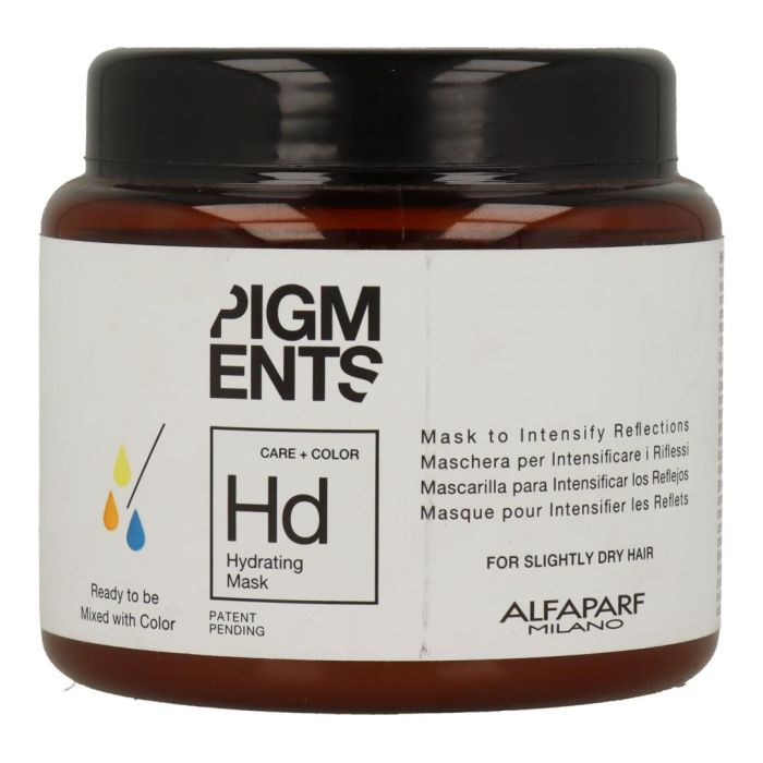 Alfaparf Pigments Hydrating Mascarilla para cabellos ligeramente secos 200 ml