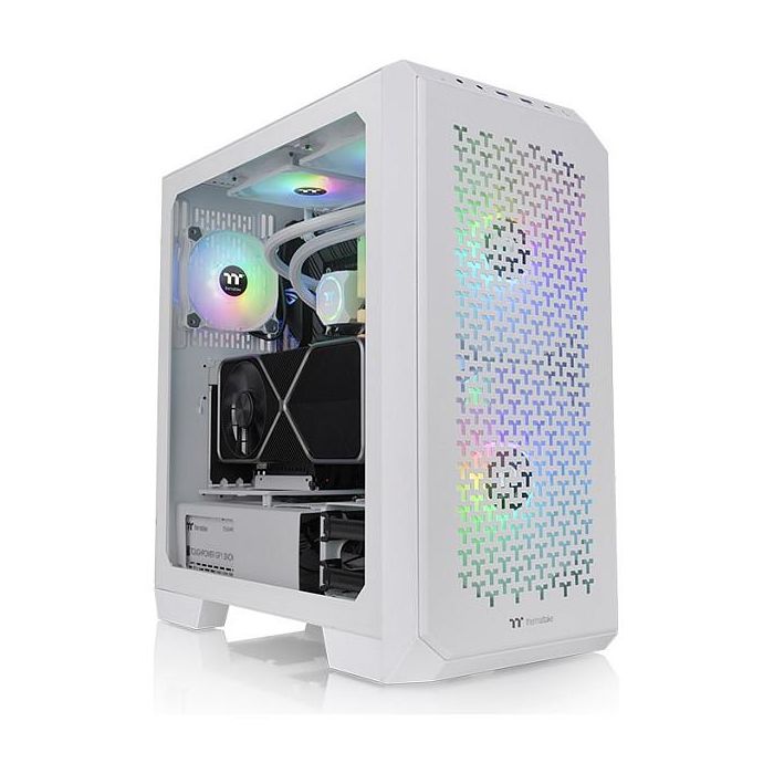 Thermaltake View 300 MX Midi Tower PC Blanco ARGB Snow White Thermaltake View 300 MX Midi Tower PC Blanco ARGB Snow White