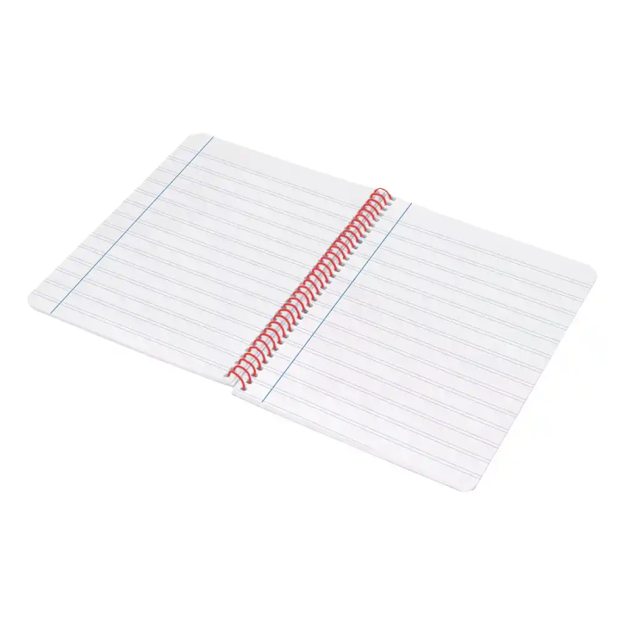 Liderpapel Wonder Cuaderno Espiral A4 Tapa Plástico 80 Hojas 90gr Pauta Estrecha 2,5mm Con Margen Negro 6