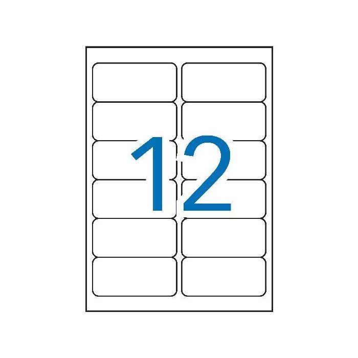 Apli Etiquetas Adhesivas Resistentes Interperie 99,1x42,3 mm Láser C-Romos 12 X 20H Poliéster Blanco Apli Etiquetas Adhesivas Resistentes Interperie 99,1x42,3 mm Láser C-Romos 12 X 20H Poliéster Blanco