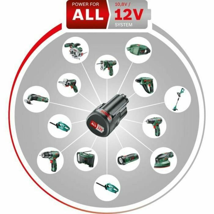 Bosch EasySander 12 Lijadora Múltiple Inalámbrica Sencilla Compacta PowerAutomatic para Lijado y Pulido 14