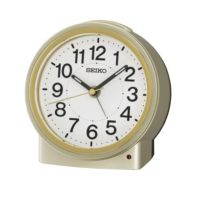 Reloj-Despertador Seiko QHE199G Dorado Reloj-Despertador Seiko QHE199G Dorado