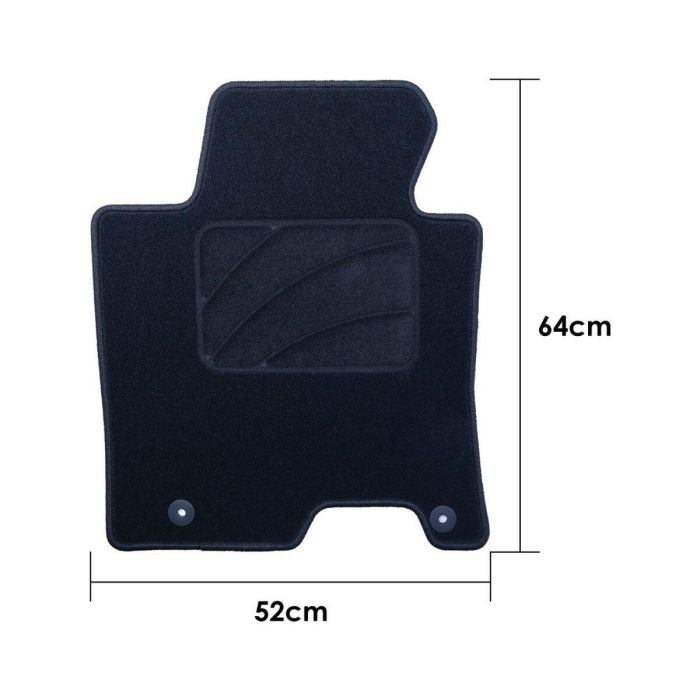 Set de Alfombrillas para Coche OCC Motorsport OCCHY0014RD Rojo Hyundai i30 5 Piezas 3