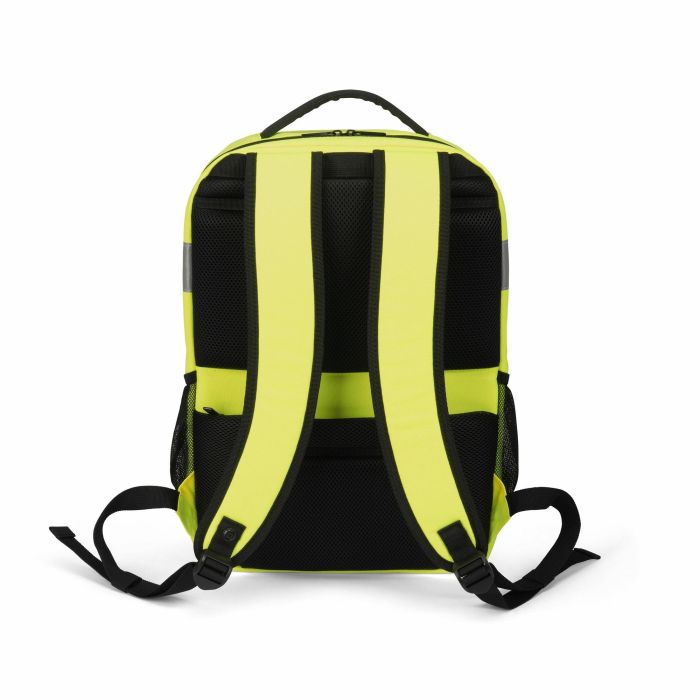 Dicota Backpack HI-VIS Base 24 litre yellow 3