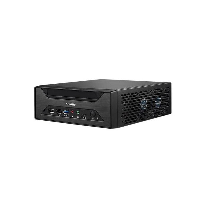 Shuttle Barebone XPC slim XH610 LGA1700 DDR4 2xSODIMM 2xM.2 3xSATA 1xHDMI 1xDP 1xVGA Negro 2