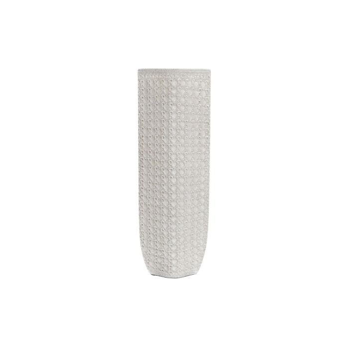 Jarron Moderno DKD Home Decor Blanco 10 x 47 x 17 cm