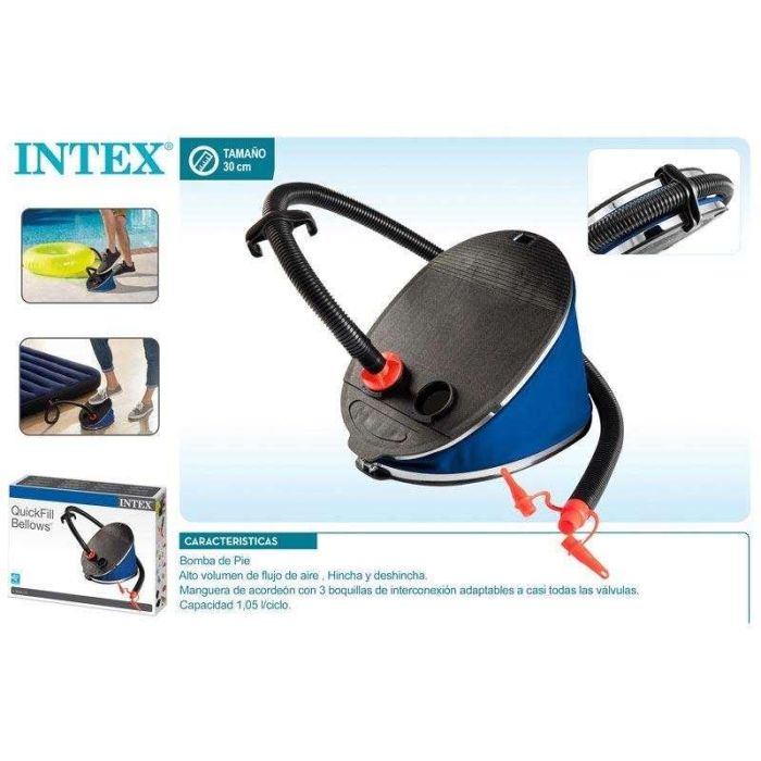 Intex Hinchador Grande de Pie 30 cm 5