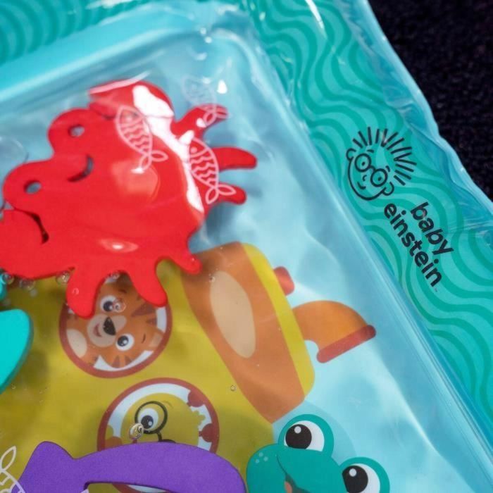 Baby Einstein Esterilla de agua Ocean Explorers Sensory Splash Water Mat para bebé, tiempo boca abajo o juegos sentado, 0-36 meses 1 Baby Einstein Esterilla de agua Ocean Explorers Sensory Splash Water Mat para bebé, tiempo boca abajo o juegos sentado, 0-36 meses 1
