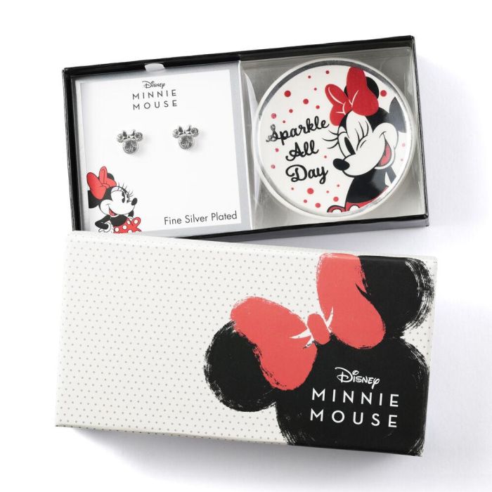 Pendientes + plato bisuteria Minnie Disney 3 Pendientes + plato bisuteria Minnie Disney 3
