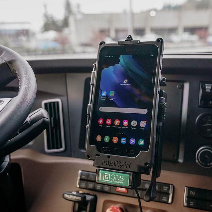 RAM Mounts IntelliSkin Next Gen para Samsung Tab Active3 - Funda protectora con carga USB-C y conexión GDS 5