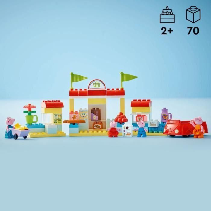 LEGO DUPLO 10434 Supermercado de Peppa Pig - Juguete infantil 2 años 3