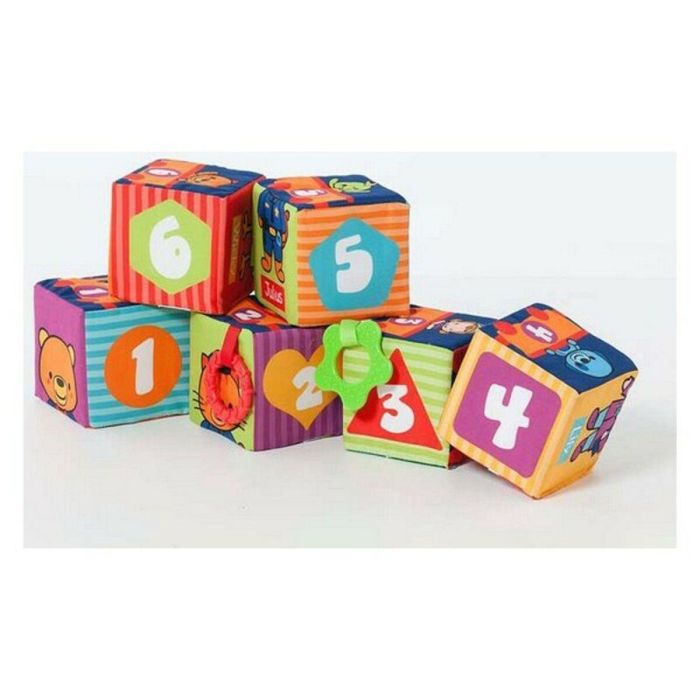 Bolsa cubos aprendizaje de tela 6 piezas 7 Bolsa cubos aprendizaje de tela 6 piezas 7