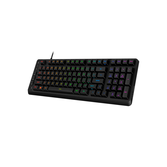 HyperX TECLADO EVE 1800 - B7JE0AA#ABE RGB 10 Zonas, Membrana, 12 Teclas Simultáneas, PC, PS5, Xbox