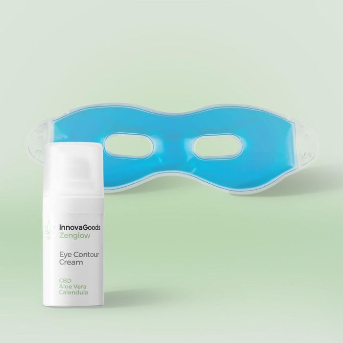 Pack Tratamiento Relajante Contorno de Ojos CBD InnovaGoods Pack Tratamiento Relajante Contorno de Ojos CBD InnovaGoods