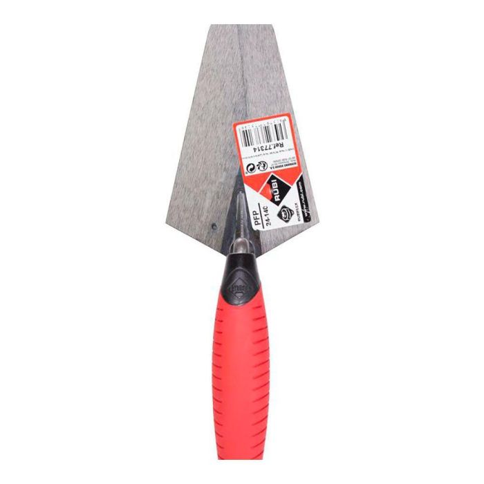 Rubi Paleta Baja 140mm PFP24-140 77314 para Mortero y Argamasa de Acero Alta Calidad con Mango Rubiflex 1