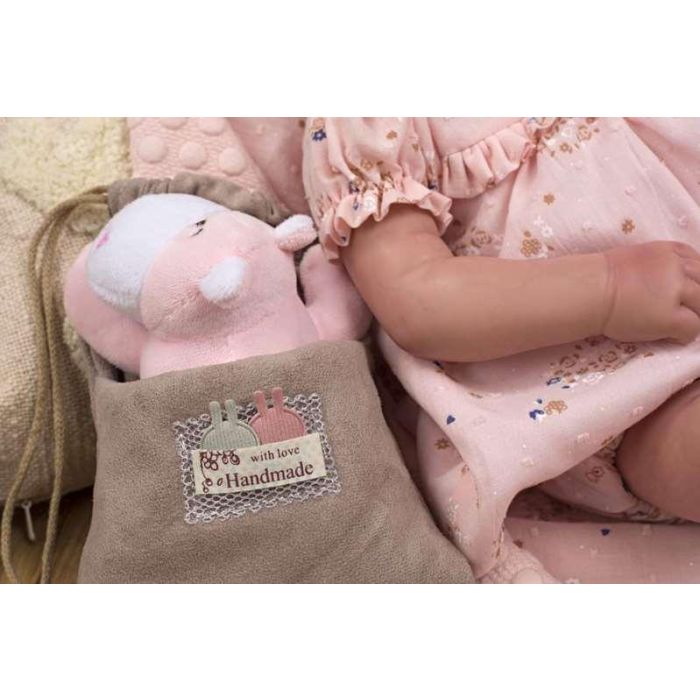 Muñeca reborn esther 45 cm con cuerpo blando, manta peluche y bolsa multiusos (muñeco con peso) 8 Muñeca reborn esther 45 cm con cuerpo blando, manta peluche y bolsa multiusos (muñeco con peso) 8