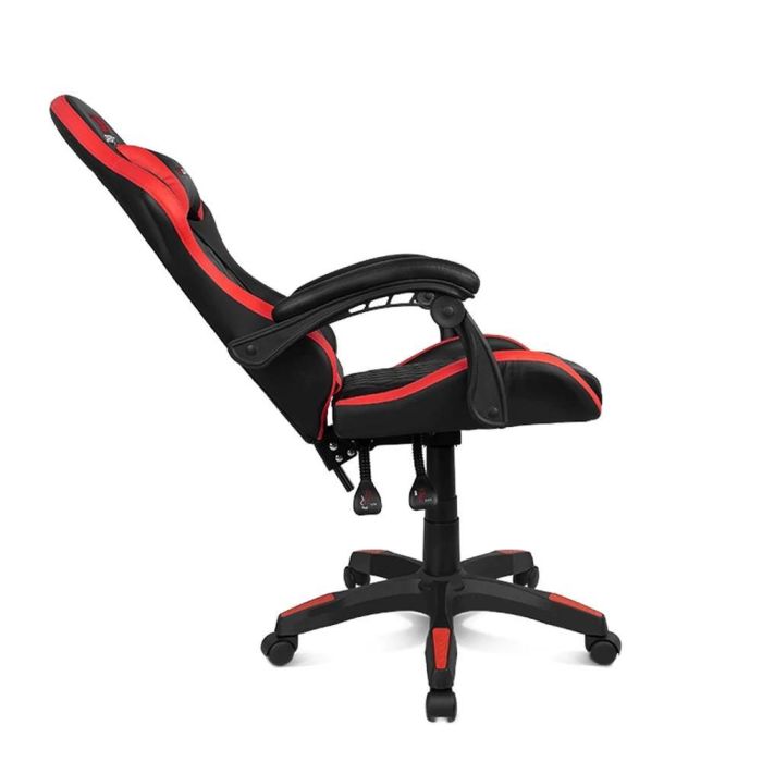 DRIFT DR35BR Silla Gaming PC Ergonómica con Cojín Lumbar y Cervical, Reposabrazos Acolchados, Reclinable 135°, Pistón Clase 3, Negro/Rojo 2