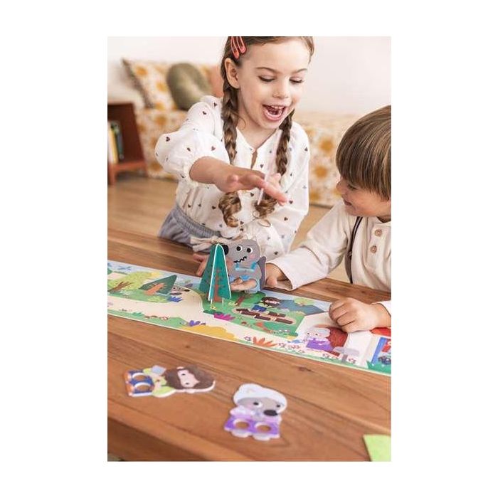 Puzzle XXL caperucita roja. combina dos conceptos en uno, puzzle para construir y cuento para leer. 8 Puzzle XXL caperucita roja. combina dos conceptos en uno, puzzle para construir y cuento para leer. 8