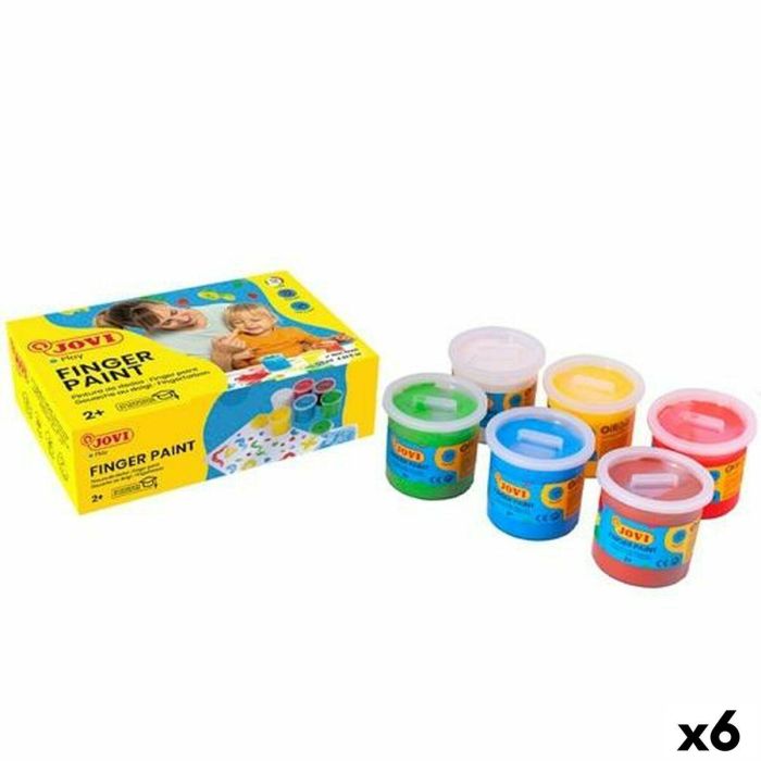Pintura de Dedos Jovi Multicolor 125 ml 6 Piezas (6 Unidades) 0 Pintura de Dedos Jovi Multicolor 125 ml 6 Piezas (6 Unidades) 0