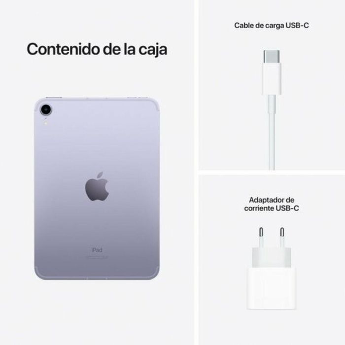 Tablet Apple MK8E3TY/A 64 GB 4 GB RAM A15 Púrpura 5 Tablet Apple MK8E3TY/A 64 GB 4 GB RAM A15 Púrpura 5