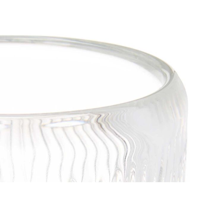 Portavela Circulo Raya Grd Transparente Giftdecor 9X9CM (12 Unidades) 3 Portavela Circulo Raya Grd Transparente Giftdecor 9X9CM (12 Unidades) 3