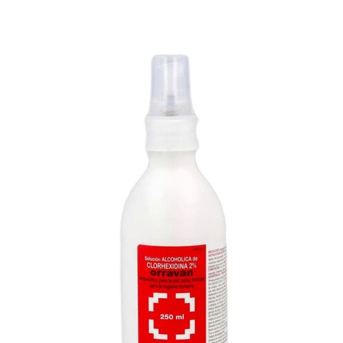 Orravan CLORHEXIDINA 2% Solución Acuosa Spray 250 ml | Antiséptico Desinfectante para Higiene y Protección de Piel y Mucosas 1 Orravan CLORHEXIDINA 2% Solución Acuosa Spray 250 ml | Antiséptico Desinfectante para Higiene y Protección de Piel y Mucosas 1