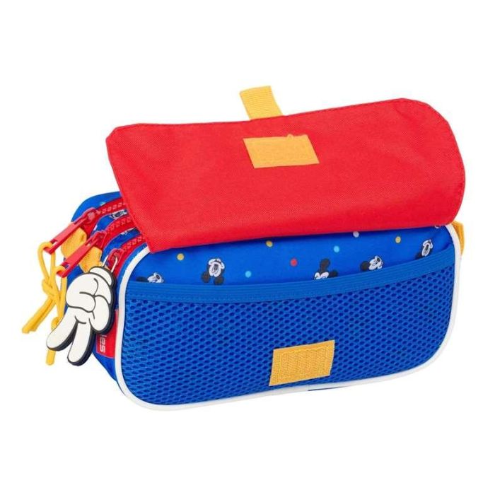 Bolso Escolar Portatodo Safta Triple Big Mickey Mouse Good Day 100x215x80 mm 3 Bolso Escolar Portatodo Safta Triple Big Mickey Mouse Good Day 100x215x80 mm 3