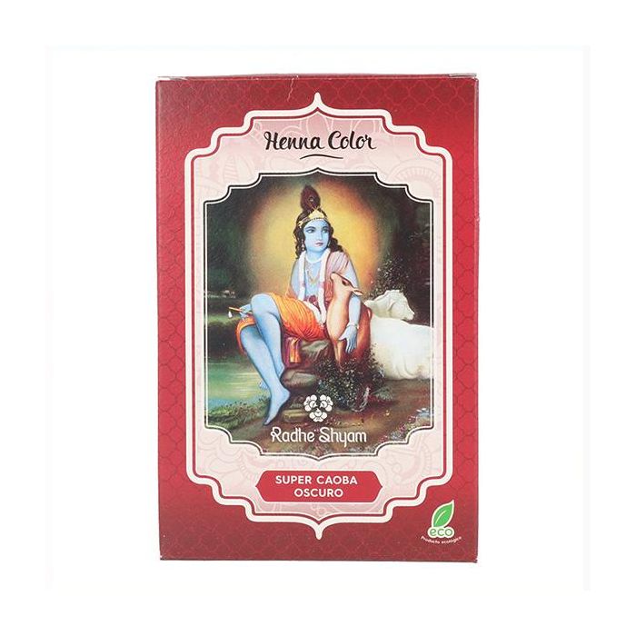 Radhe Shyam Henna En Polvo Super Caoba Oscuro 100G