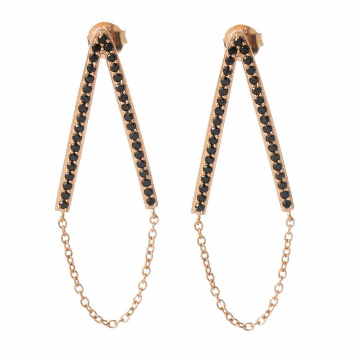 Pendientes Mujer Sif Jakobs SJ-E1009-BK(RG) 3 cm Pendientes Mujer Sif Jakobs SJ-E1009-BK(RG) 3 cm