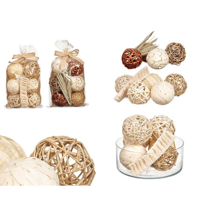 Set 6 Bolas Hoja Decoracion Bolsa 2 Modelos Surt Giftdecor 22X40CM (12 Unidades) Set 6 Bolas Hoja Decoracion Bolsa 2 Modelos Surt Giftdecor 22X40CM (12 Unidades)