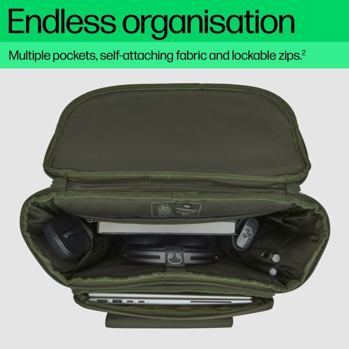 Mochila para Portátil HP 9J4C1AA Verde 5 Mochila para Portátil HP 9J4C1AA Verde 5