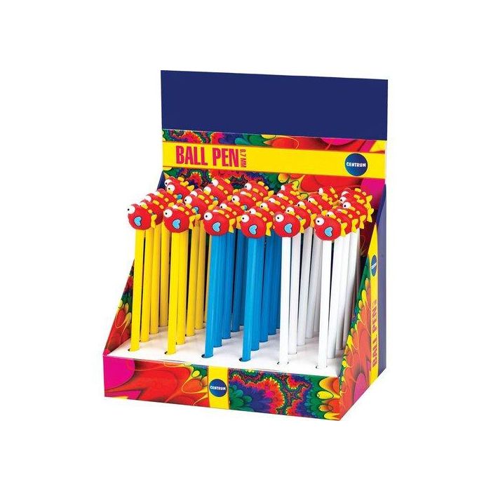 Boligrafo Centrum Red Fish Expositor De 36
